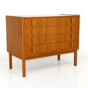 Scandinavian teak chest of drawers, Bodafors, Sweden, 1960