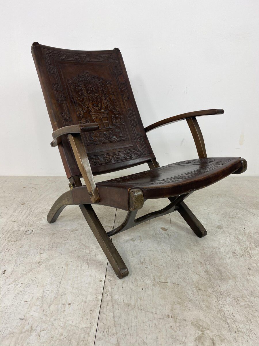 Fauteuil vintage par Angel I. Pazmino pour Muebles de Estilo 1960
