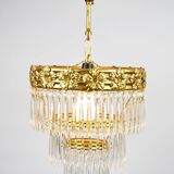 Chandelier by Zeleznobrodske Sklo, Czechoslovakia, 1970s