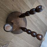 Wooden tripod stool