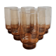 Set of 6 glasses with smoked water