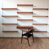 Scandinavian teak modular library, Kai Kristiansen