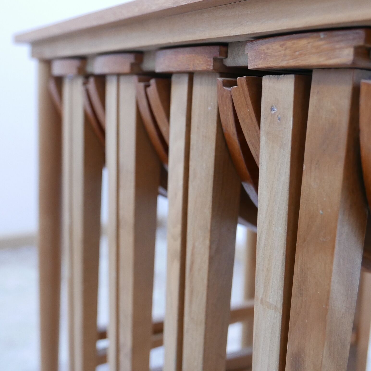 Set of english mid-century side tables