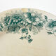 4 flat plates "Anemones" iron earth