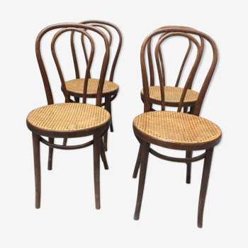 4 vintage bistro chairs