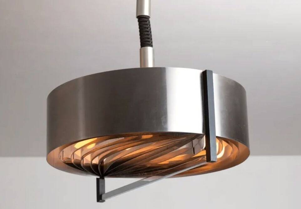Vintage Pendant Lamp • Jean Gandelin • 1960 • Space Age