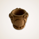 Wooden vase
