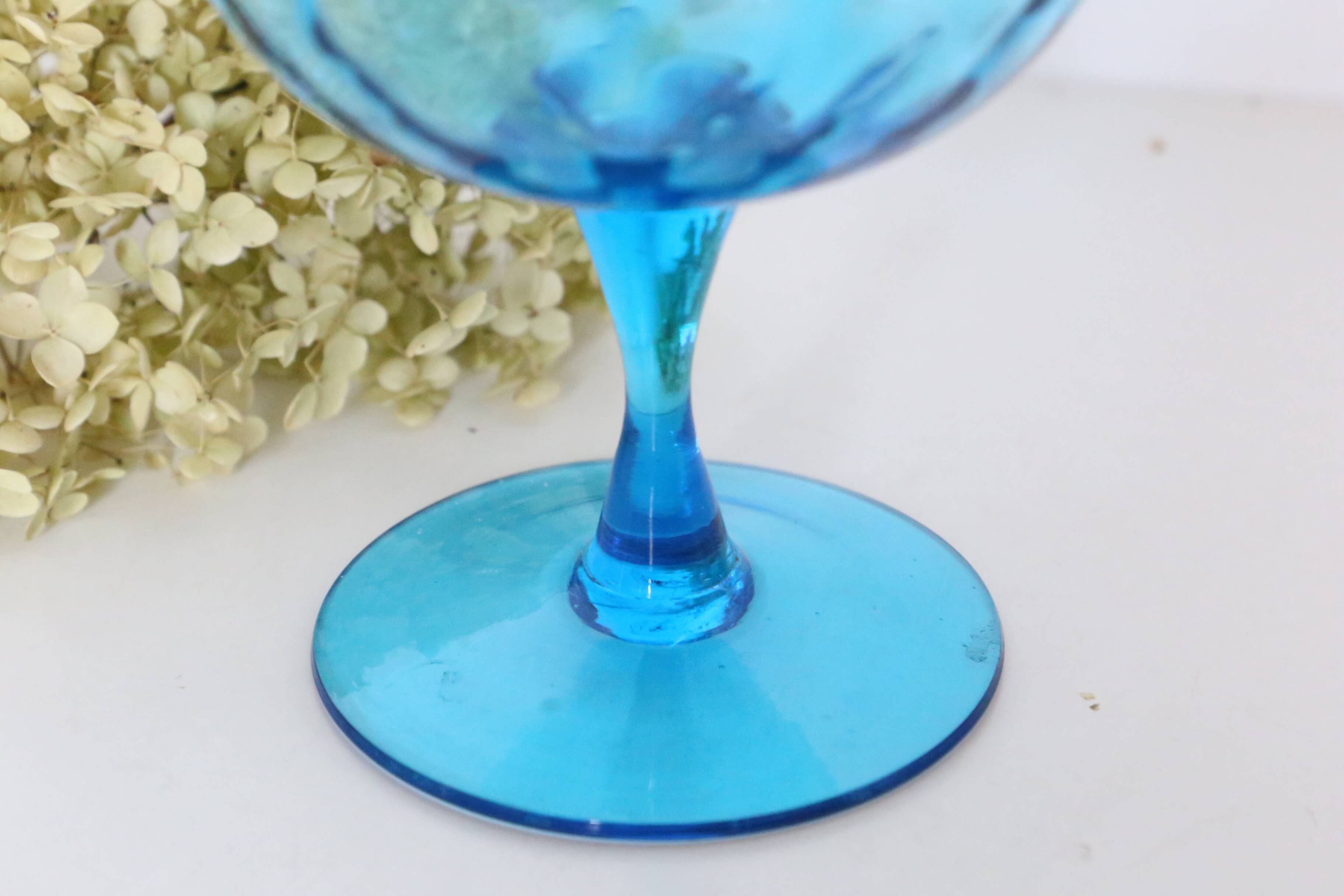Empoli glass vase, vintage