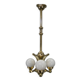 Chandelier Art Déco par Gocar, années 1910, restauré