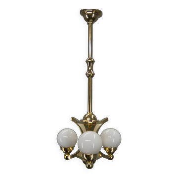 Art Deco Chandelier by Gocar, 1910s, Restored
