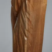 Large-scale figurative oak sculpture, Belgium, 1970s