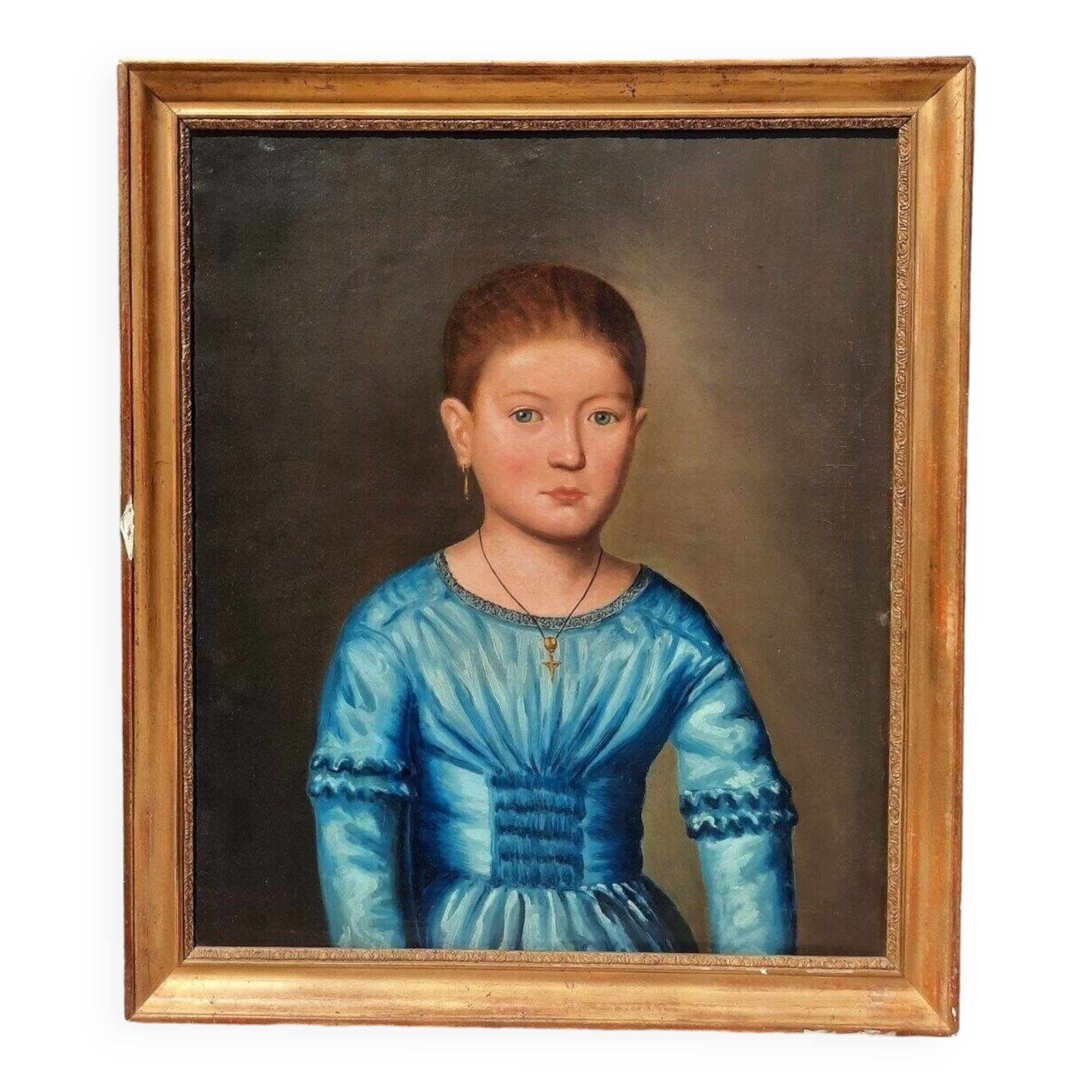 Oil Portrait of Young Girl