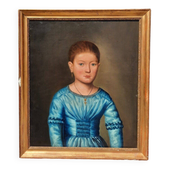 Oil Portrait of Young Girl