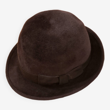 Old Mossant black felt men's hat