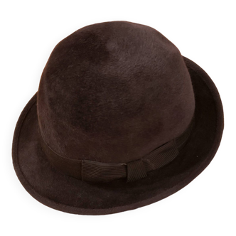 Old Mossant black felt men's hat