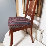 6 chaises en acajou de style Napoléon III