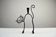 Black Painted Metal Cat Candle Holder by Gunnar Ander for Ystad-Metall, Sweden, 1950s–60s