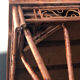 Table ou bureau vintage art deco en bambou