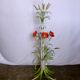 Floor lamp bouquet of summer flowers