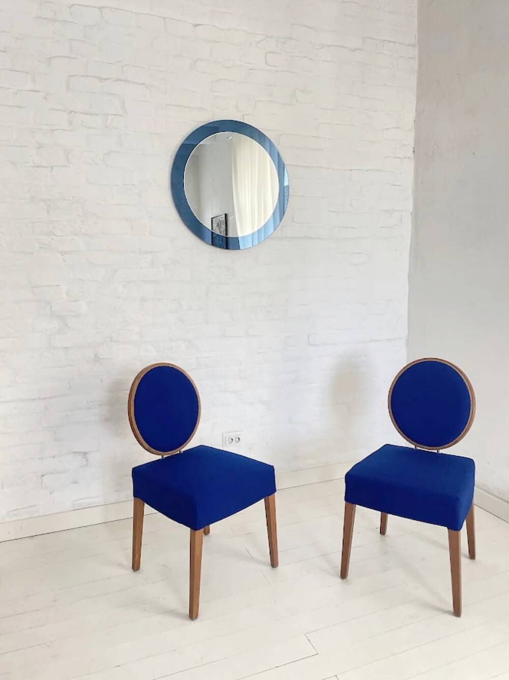 Pair of postmodern Italian chairs from the 1990s.