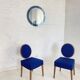 Pair of postmodern Italian chairs from the 1990s.