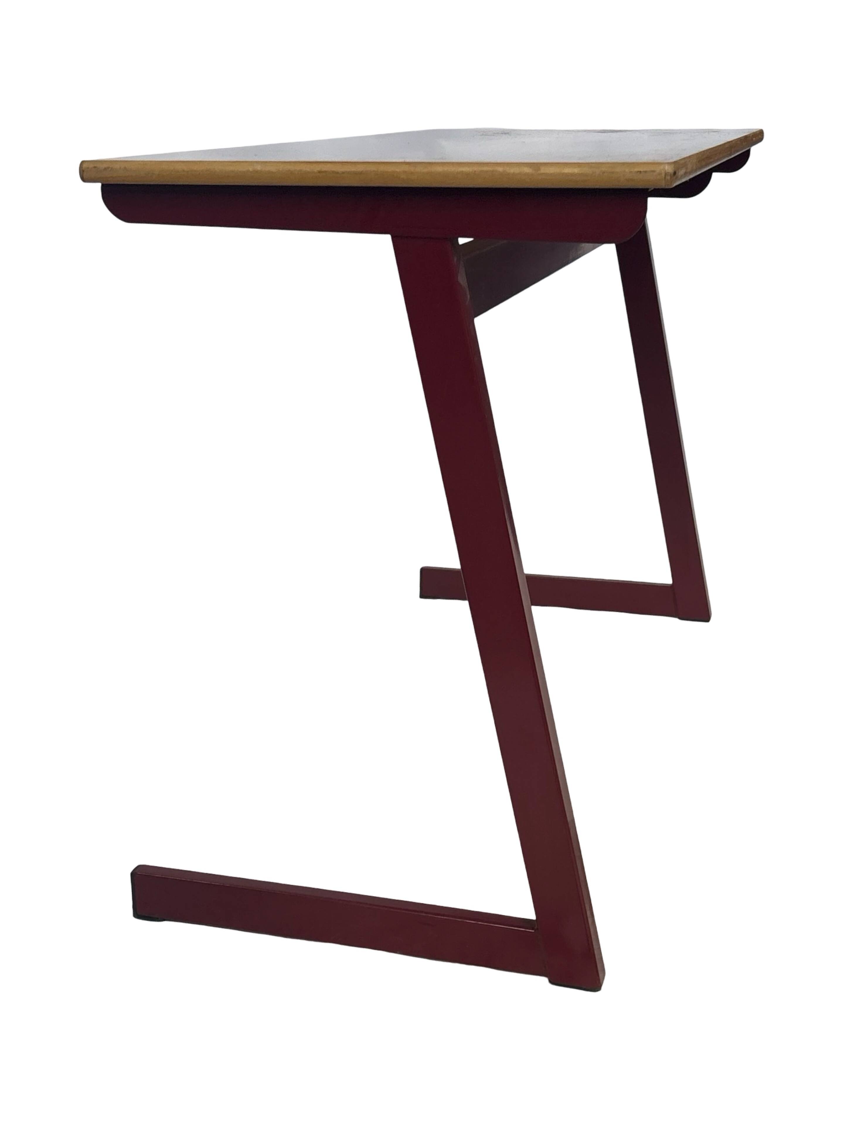 Vintage desk 80s design Galvanitas compact work place