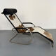Fauteuil Lounge design Tecta par Mies Van Der Rohe réglable vintage