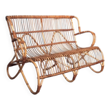 60' rattan sofa