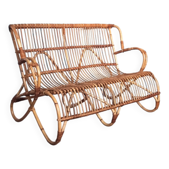 60' rattan sofa