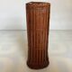 Vase tressé bambou pot brushpot