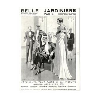 Affiche vintage années 30 Belle Jardiniere 30x40cm