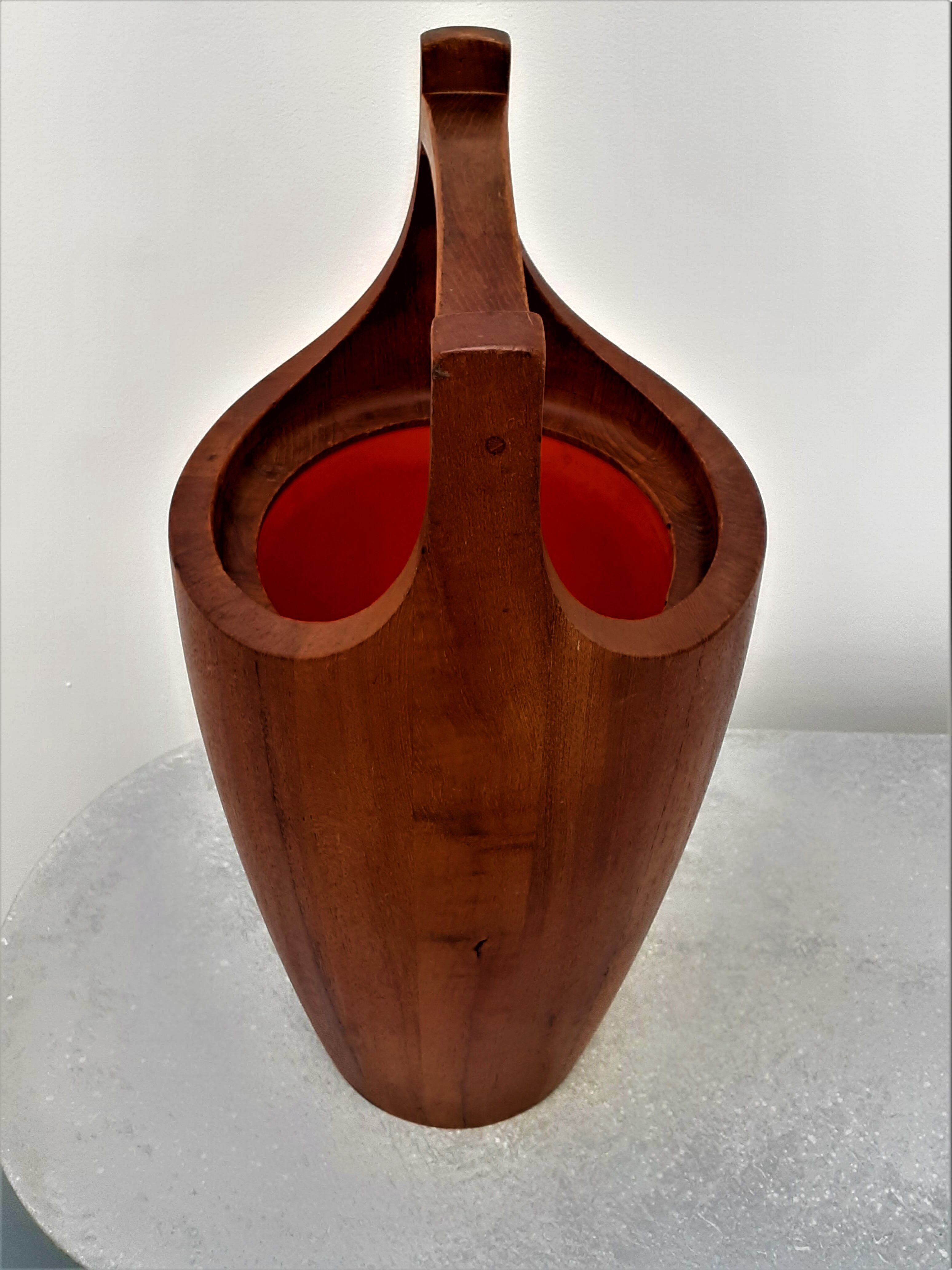 Jens Quistgaard wooden ice seal for Dansk Design, 1950s