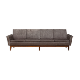 Mid-century four seater sofa in italian velvet