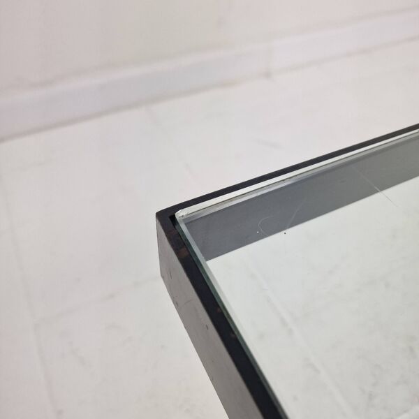 Table basse ''G4A'' de Janni Van Pelt en acier et verre, Pays-Bas 1958