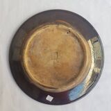 Assiette ancienne Biot en terre cuite vernissée