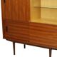 Large teak veneer display cabinet, 1960s design, 110 cm.