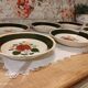Set of 6 hollow plates Villeroy and Boch model Bauernblume