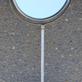 Old double-sided standing mirror, metal, vintage