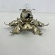 Hollywood regency leaf flower ceiling light flush mount , 1970s