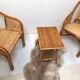 vintage rattan garden furniture