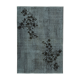 Hand-knotted bohemian turkish 1970s 213 cm x 305 cm black rug