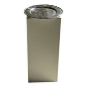 Round vintage silver-plated tray D30 H2