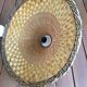 Suspension en rotin raphia et corde