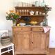 Sideboard old wooden dresser two bodies