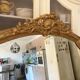 Nineteenth-century shell pediment mirror