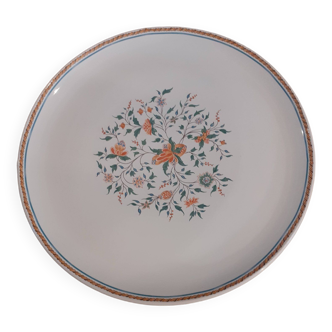 Gien earthenware cake dish, Sainfoin model