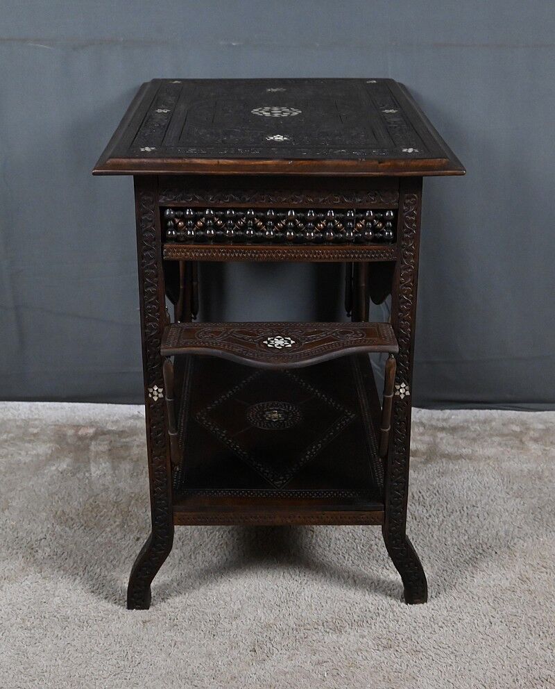 Syrian walnut table – late 19th century