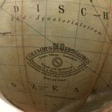 Globe en verre Illuminé de Columbus Paul Oestergaard 1950 vintage design