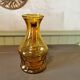 Pichet vintage en verre jaune