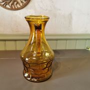 Vintage yellow glass jug